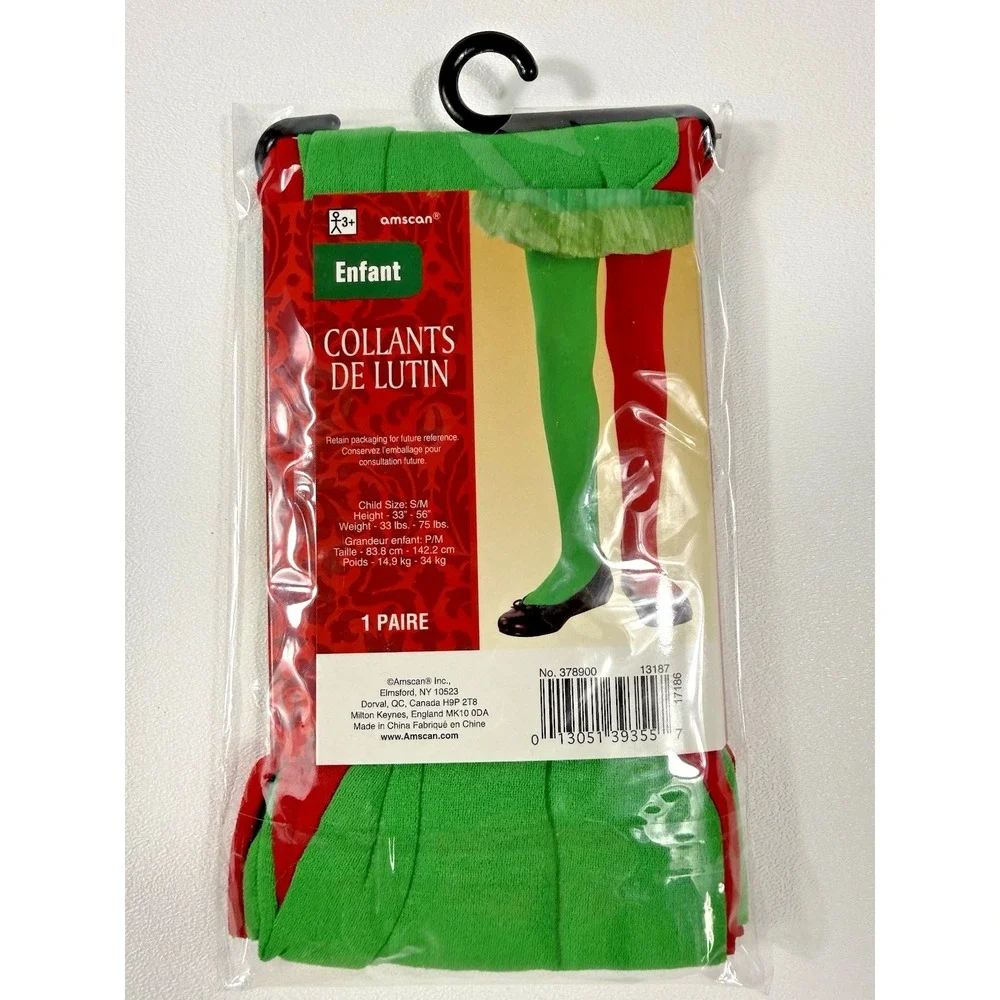Elf Tights-Child S/M New in Packaging